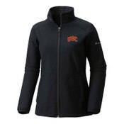 USC Trojans Women's Columbia Black Kruser Ridge II Softshell Jacket